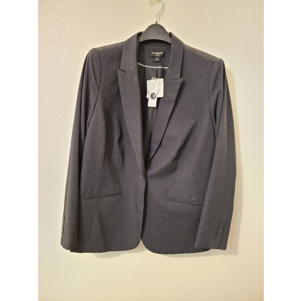 Liz Claiborne Blazer Charcoal 18W